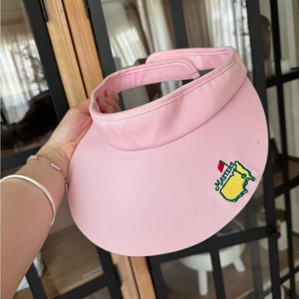 Masters Visor adjustable embroidered logo Augusta retro hat golf performance